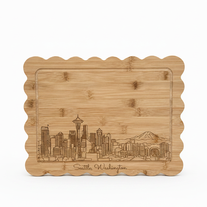 Seattle Skyline Cutting Board