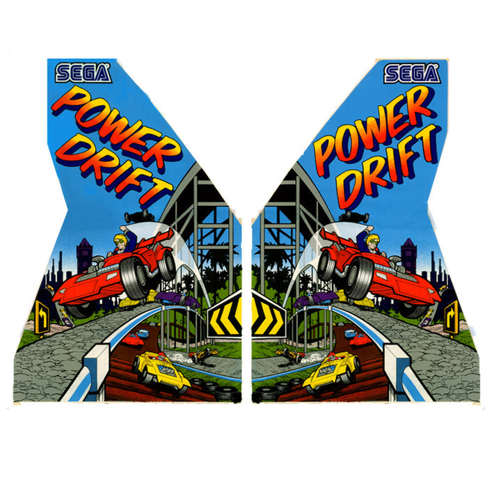 Sega Power Drift Side Art Set - Escape Pod Online