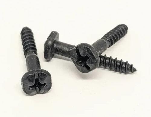 Set of 40 #12 x 1 1/4" Hammered Phillips Screws- Black Oxide