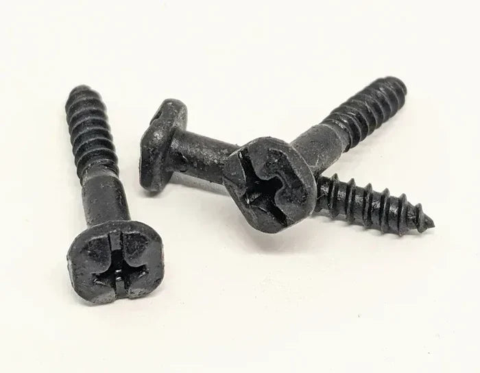 Set of 75 #7 x 5/8" Hammered Phillips Screws- Black Oxide