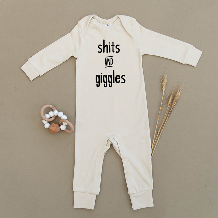 Shits & Giggles Organic Baby Playsuit