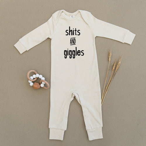 Shits & Giggles Organic Baby Playsuit