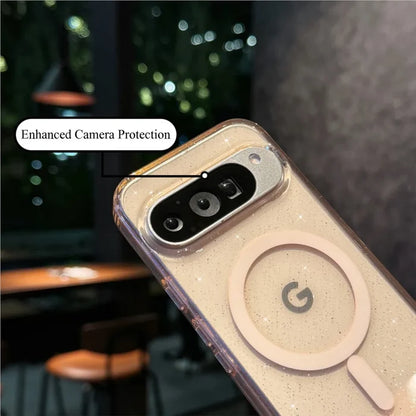 Sparkly phone case with camera protection.