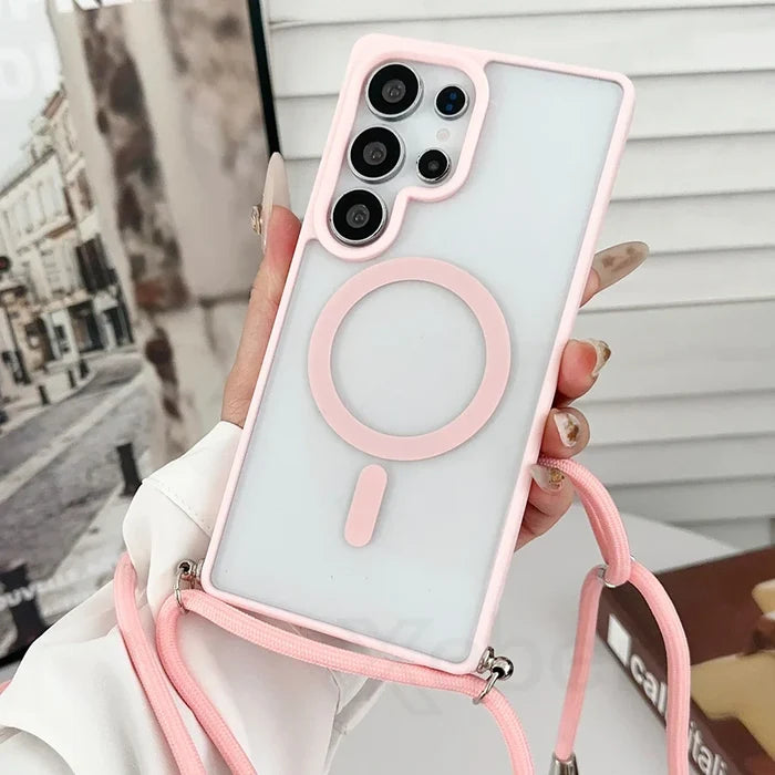 Pink / Case & Strap / Galaxy S25 Ultra