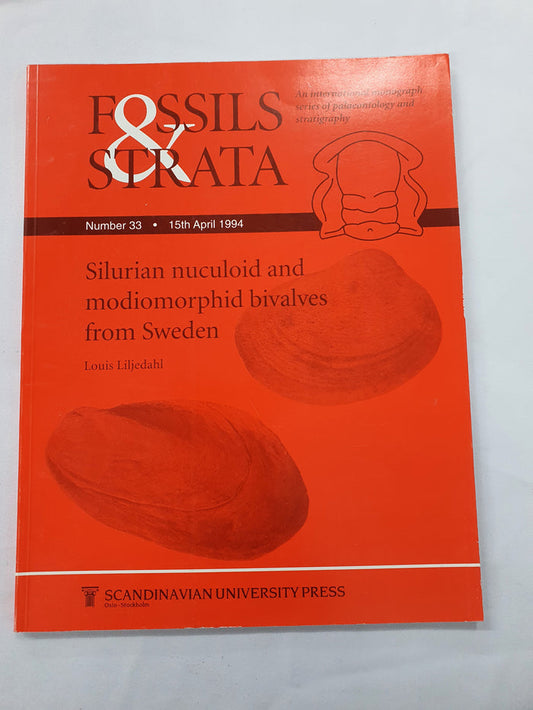 Silurian Nuculoid And Modiomorphid Bivalves From Sweden: 33 Paperback