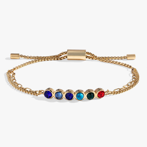 Sister Hidden Message Acrostic Bolo Bracelet