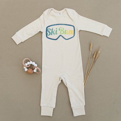 Ski Bum Organic Baby Playsuit
