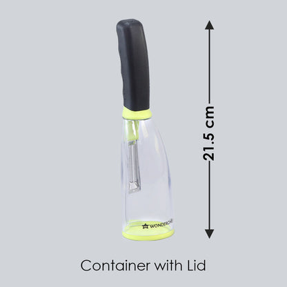 Smart Multifunctional Vegetable/Fruit Peeler for Kitchen with Containers, Stainless Steel Blade, Sharp