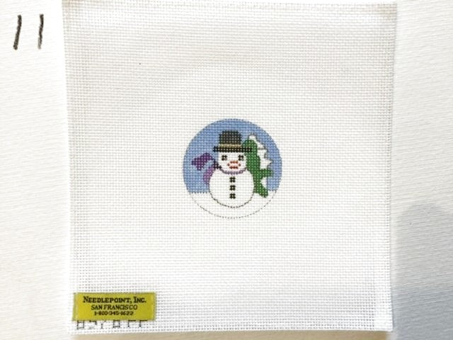 Snowman Mini Round