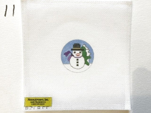 Snowman Mini Round