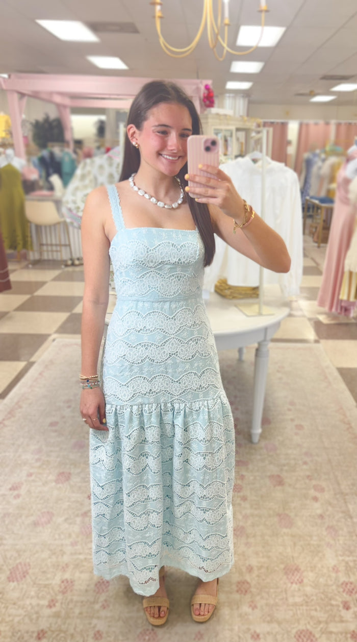 Something Blue Maxi Dress (Blue)
