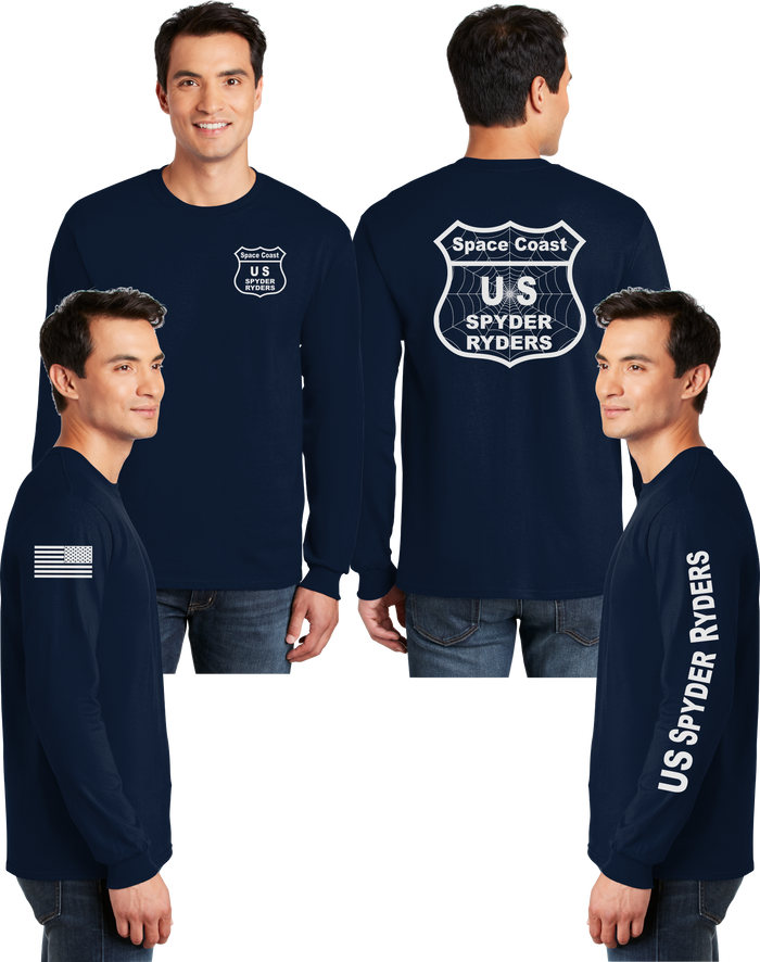 Space Coast - US Spyder Ryders Reflective Long Sleeve - Dry Blend