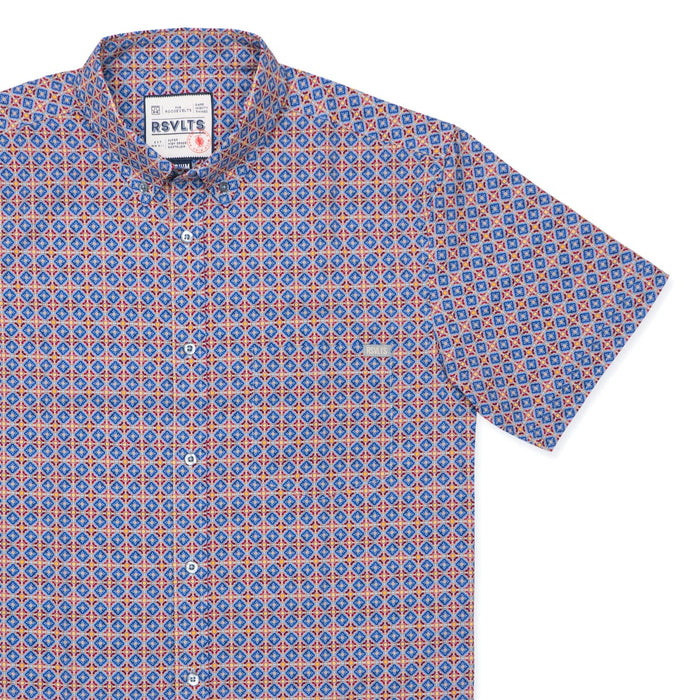 RSVLTS XS RSVLTS Short Sleeve Shirt Spanish Tile – KUNUFLEX Short Sleeve Shirt Spanish Tile – KUNUFLEX Short Sleeve Shirt