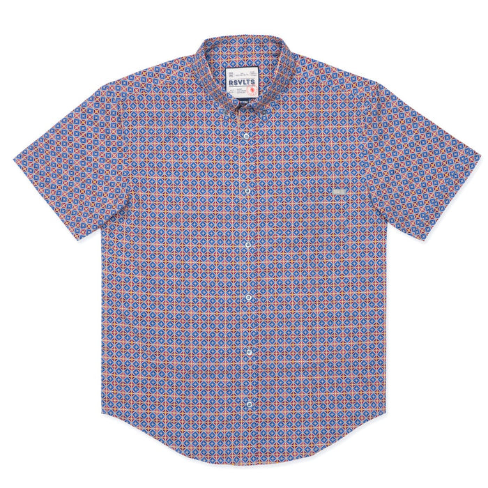 RSVLTS RSVLTS Short Sleeve Shirt Spanish Tile – KUNUFLEX Short Sleeve Shirt Spanish Tile – KUNUFLEX Short Sleeve Shirt