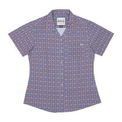 RSVLTS XS RSVLTS Women's Short Sleeve Shirt Spanish Tile – Women's KUNUFLEX Short Sleeve Shirt Spanish Tile – Women's KUNUFLEX Short Sleeve Shirt