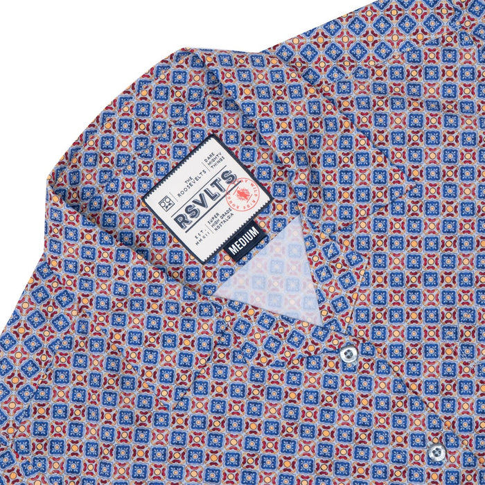 RSVLTS RSVLTS Women's Short Sleeve Shirt Spanish Tile – Women's KUNUFLEX Short Sleeve Shirt Spanish Tile – Women's KUNUFLEX Short Sleeve Shirt