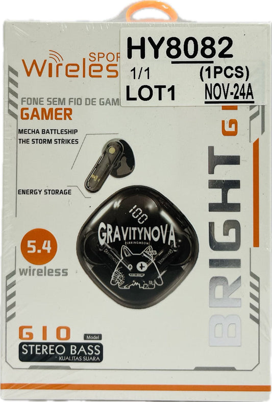 Sport Wireless GM10 Stereo Bass Wireless Gamer Earphones
