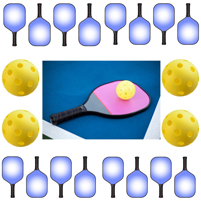 Sports Fabric, Pickleball Fabric, Paddles and Balls, Cotton or Fleece, 3726 - Beautiful Quilt