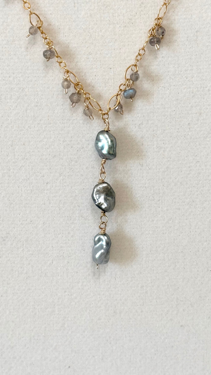SPRINKLE Lariat - Tahitian Keshi