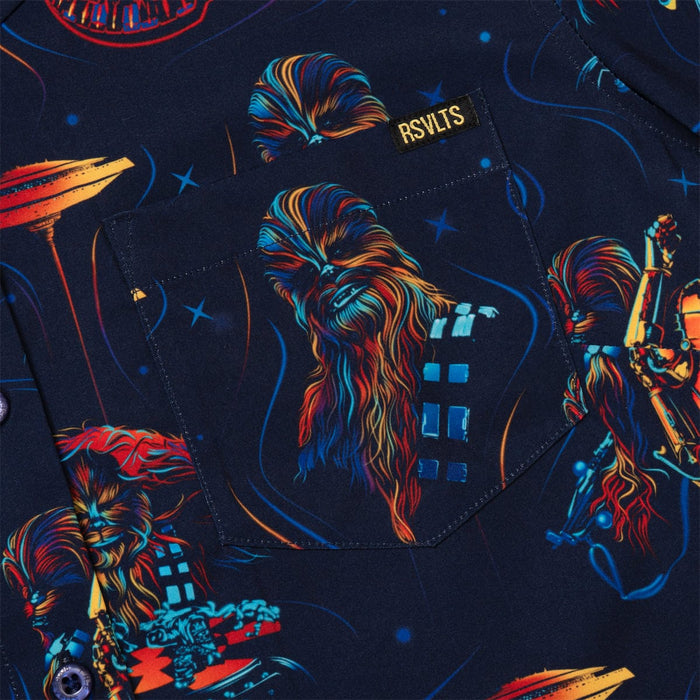 RSVLTS RSVLTS® Star Wars "Chewie Neon"_ Women's KUNUFLEX Short Sleeve Shirt Star Wars "Chewie Neon"_ Women's KUNUFLEX Short Sleeve Shirt