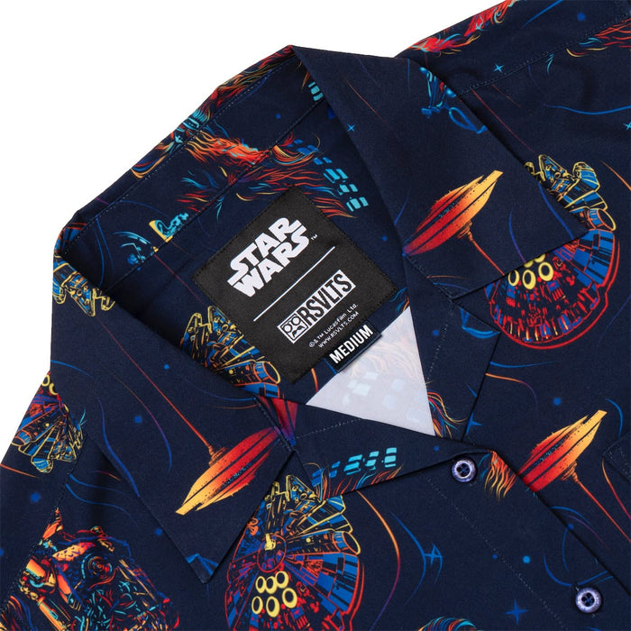 RSVLTS RSVLTS® Star Wars "Chewie Neon"_ Women's KUNUFLEX Short Sleeve Shirt Star Wars "Chewie Neon"_ Women's KUNUFLEX Short Sleeve Shirt