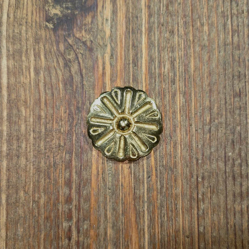 Sunburst Brass Rosette - 1 1/2" - Old West Iron