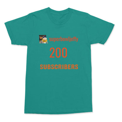 SuperBowlJeffy 200 Subscribers T-Shirt