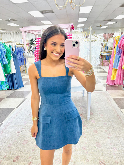 Sylvie Denim Mini Dress