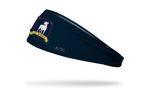 Ted Lasso: AFC Richmond on Navy Big Bang Lite Headband - View 1