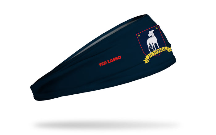 Ted Lasso: AFC Richmond on Navy Big Bang Lite Headband - View 2