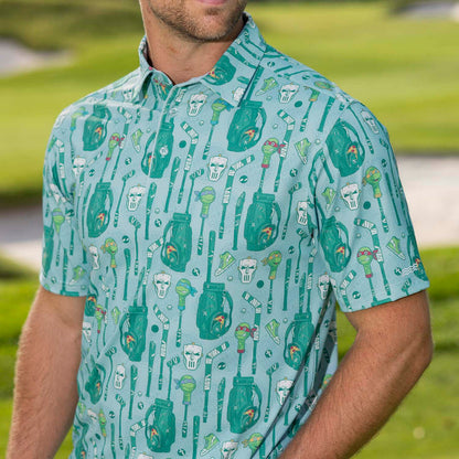 RSVLTS Nickelodeon Breakfast Balls All-Day Polo Teenage Mutant Ninja Turtles "Jones Sporting Goods" – All-Day Polo Teenage Mutant Ninja Turtles "Jones Sporting Goods" – All-Day Polo