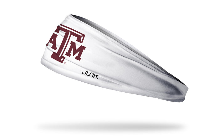 Texas A&M University: A&M White Big Bang Lite Headband - View 1