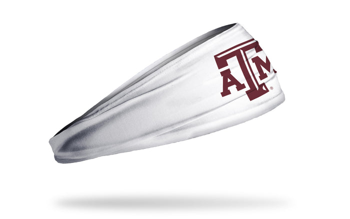 Texas A&M University: A&M White Big Bang Lite Headband - View 2