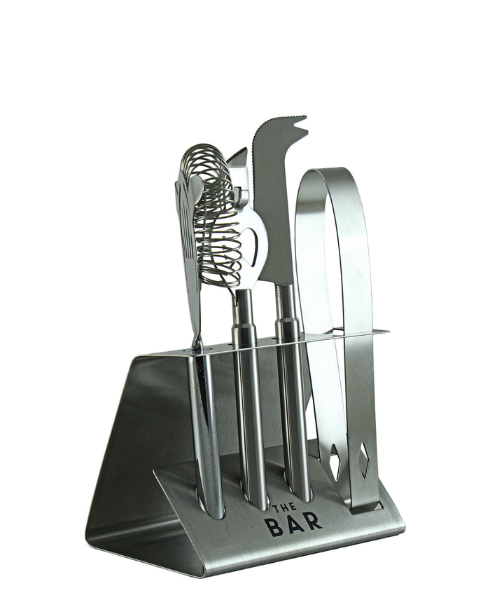 The Bar Cocktail Tool Set - Stainless Steel