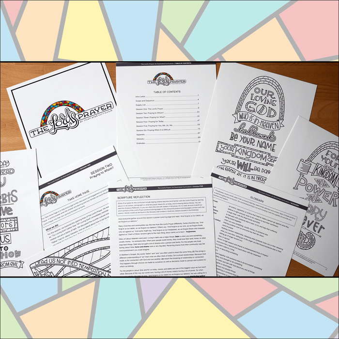 Sunday school curriculum for the Lord's Prayer