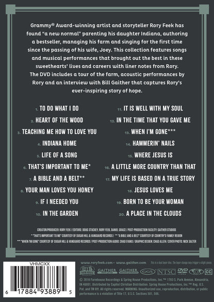 THE SINGER & THE SONG - The Best of Joey+Rory  (CD/DVD Combo)