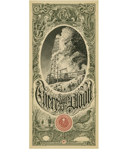 There Will Be Blood Variant Aaron Horkey poster