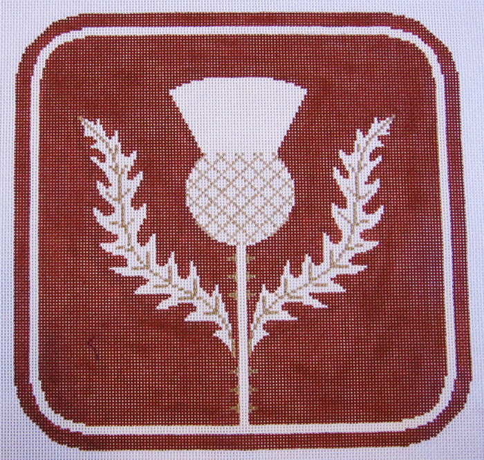 Needlepoint Thistle Canvas