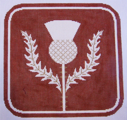 Needlepoint Thistle Canvas