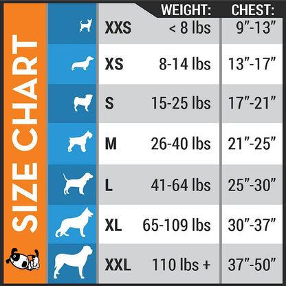 ThunderShirt Dog Anxiety Vest XX Small Blue Polo