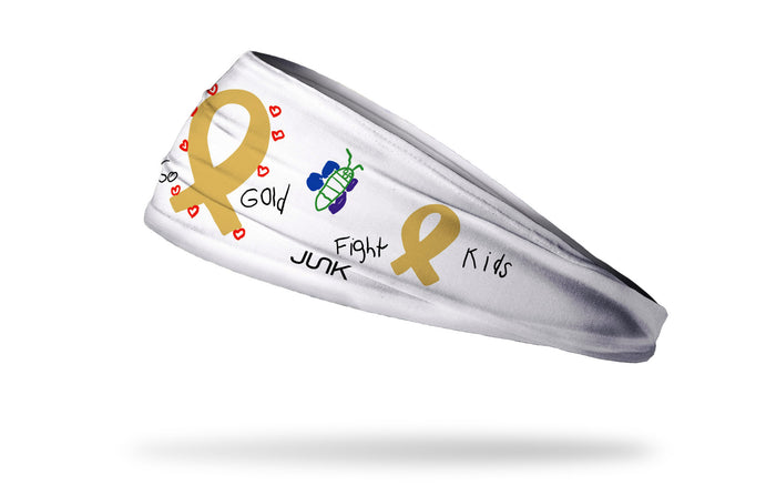 Tori's Gold Ribbon Big Bang Lite Headband - View 1