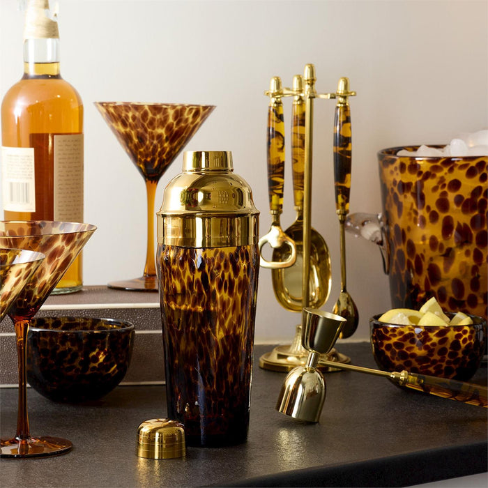 Tortoise Print Cocktail Shaker
