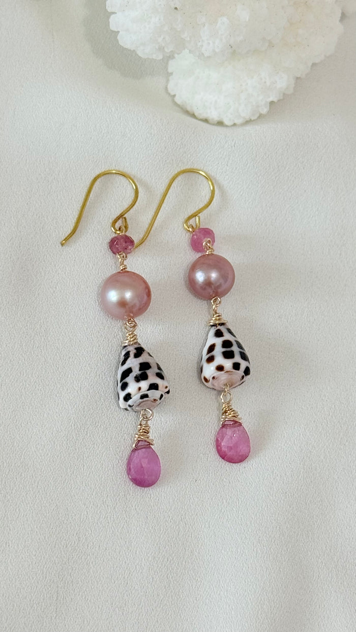 Trinidad drop earrings - Hebrew x Tourmaline
