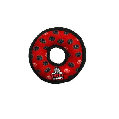 Tuffy Dog Toys - VIP Products dog toys Tuffy Jr Bone Yellow & Ring Red Paw Durable Tough Dog Toy Set - 2 Pc