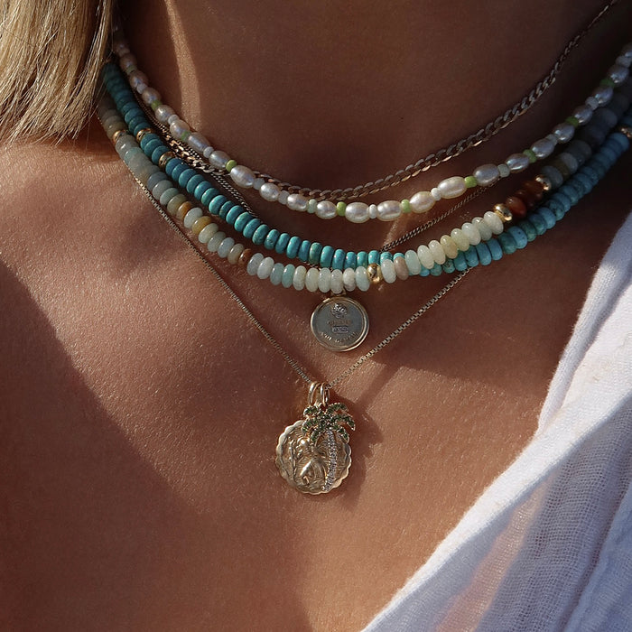 Turquoise Gemstone Necklace