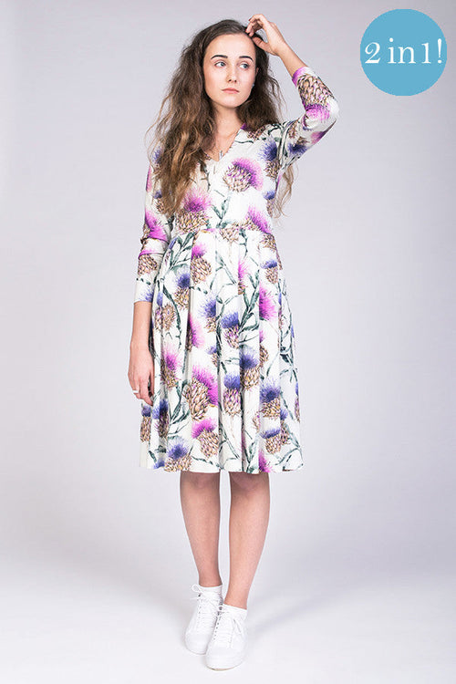 Tuuli V-neck Jersey Dress & Bodysuit Sewing Pattern --- Named Clothing