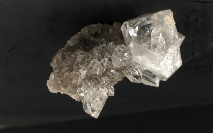 Two-in-one Herkimer Diamond Drusy 114-44 | Of Coins & Crystals