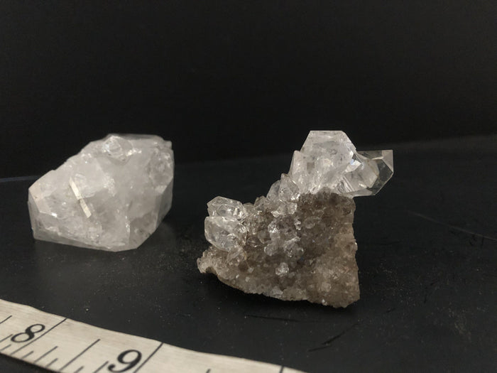 Two-in-one Herkimer Diamond Drusy 114-44 | Of Coins & Crystals