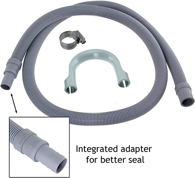 Universal Replacement Washing Machine and Dishwasher Drain Waste Hose Extension Kit, 1.5M 37-UN-55