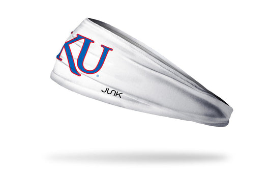 University of Kansas: KU White Big Bang Lite Headband - View 1